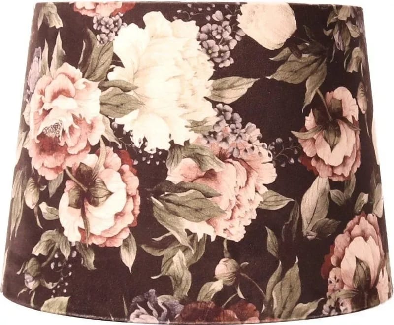 Sofia Sammet lampskärm - Bukett - 35 cm, Bukett