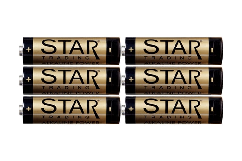 Batteri AA 6-pack - Star Trading - Alkaliska batterier