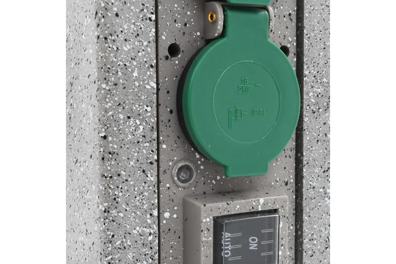 Utomhusuttag med skymningssensor pelare plast - Belysning & el - Elmaterial & energi - El utomhus