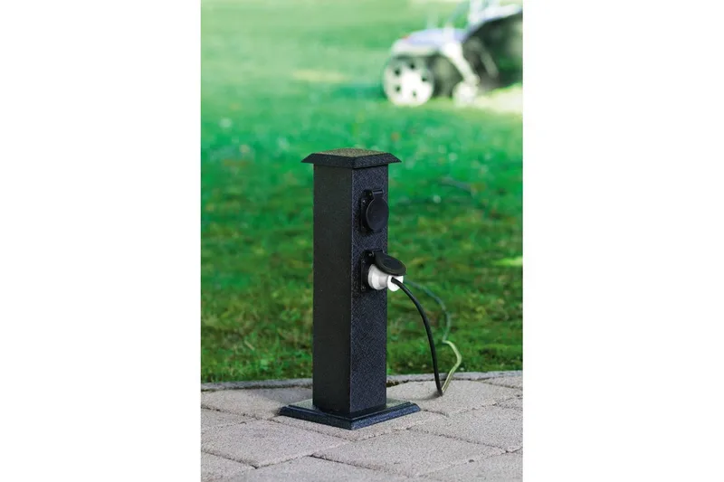 Trädgårdsuttag Eglo Park 4 Svart - Svart - Belysning & el - Elmaterial & energi - El utomhus