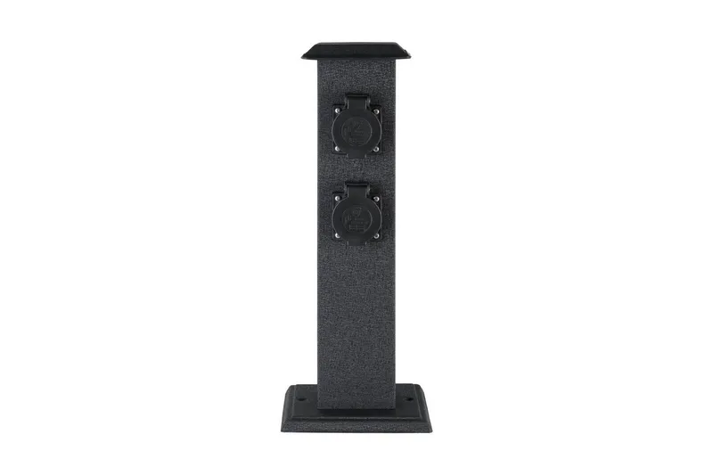 Trädgårdsuttag Eglo Park 4 Svart - Svart - Belysning & el - Elmaterial & energi - El utomhus