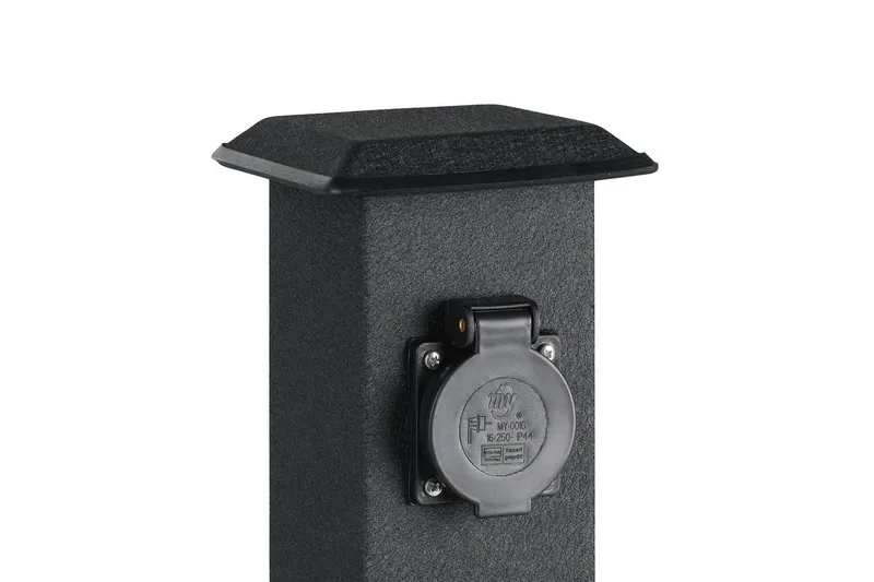 Trädgårdsuttag Eglo Park 4 Svart - Svart - Belysning & el - Elmaterial & energi - El utomhus