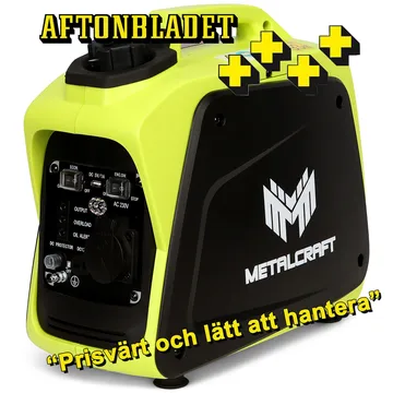 Digitalt elverk 1000W | Portabel med USB-port | Metalcraft - Belysning & el - Elmaterial & energi - Reservel & nödel