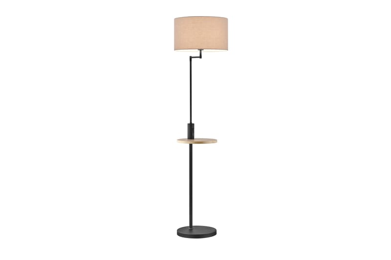 Claas Golvlampa E27 mattsvart, Matt svart