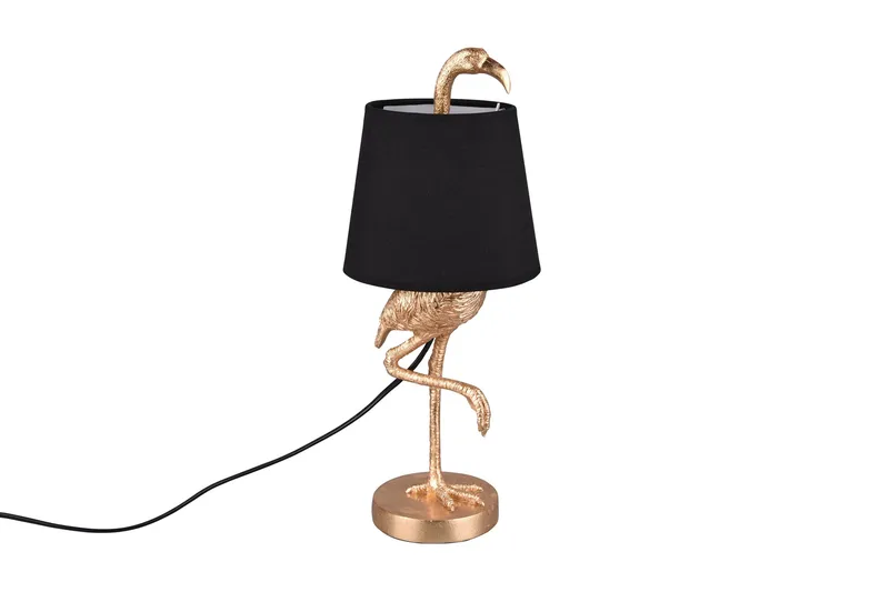 Lola Bordslampa E14 svart/ guld - Svart/Guld - Belysning & el - Inomhusbelysning & lampor - Sovrumslampa