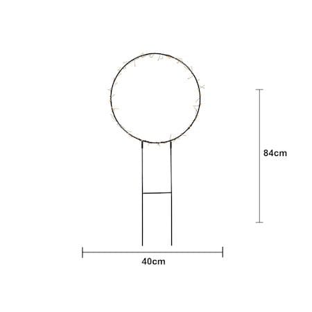 Barlumi Siluett Dekorationsbelysning 84 cm - svart - Belysning & el - Inomhusbelysning & lampor - Dekorationsbelysning