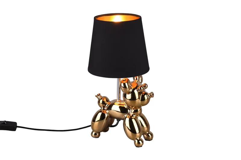 Bello Bordslampa E14 Svart/Guld - Svart/Guld - Belysning & el - Inomhusbelysning & lampor - Sovrumslampa