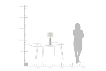 Aiken Bordslampa 30 cm - Vit - Belysning & el - Inomhusbelysning & lampor - Bordslampor