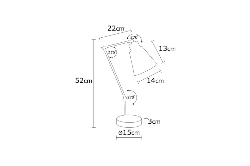 Alby Bordslampa - Svart - Belysning & el - Inomhusbelysning & lampor - Bordslampor