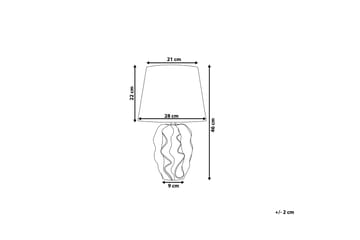 Allika Bordslampa 28 cm - Guld - Belysning & el - Inomhusbelysning & lampor - Bordslampor