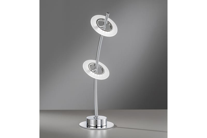 Anya Bordslampa - Krom - Fönsterlampa på fot - Sovrumslampa - Vardagsrumslampa - Sänglampa bord - Fönsterlampa - Bordslampor