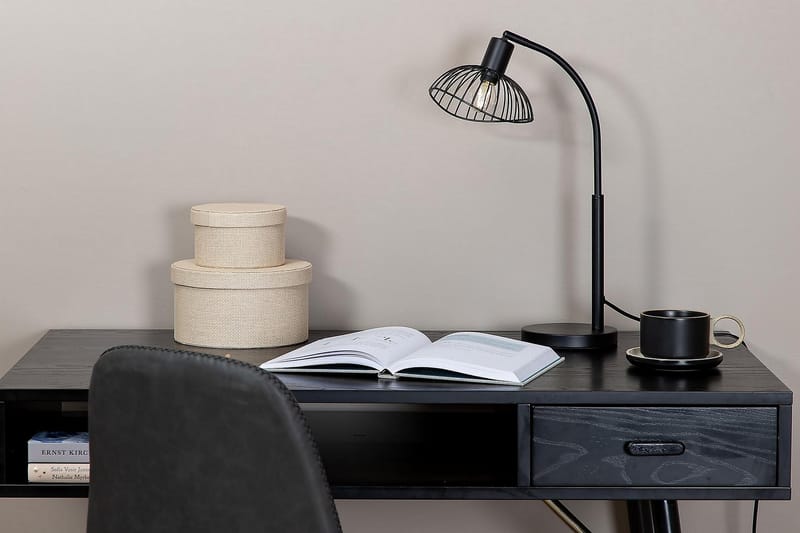 Armory Bordslampa Dimbar LED - Svart - Fönsterlampa på fot - Sovrumslampa - Vardagsrumslampa - Sänglampa bord - Fönsterlampa - Bordslampor