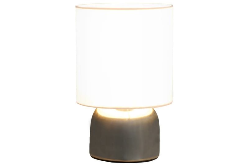 Bordslampor 2 st touch-knapp vit E14 - Vit - Fönsterlampa på fot - Sovrumslampa - Vardagsrumslampa - Sänglampa bord - Fönsterlampa - Bordslampor