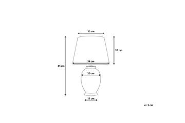 Brenta Bordslampa 34 cm - Blå - Belysning & el - Inomhusbelysning & lampor - Bordslampor