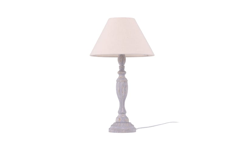 Dube Bordslampa 62 cm - Beige - Fönsterlampa på fot - Sovrumslampa - Vardagsrumslampa - Sänglampa bord - Fönsterlampa - Bordslampor