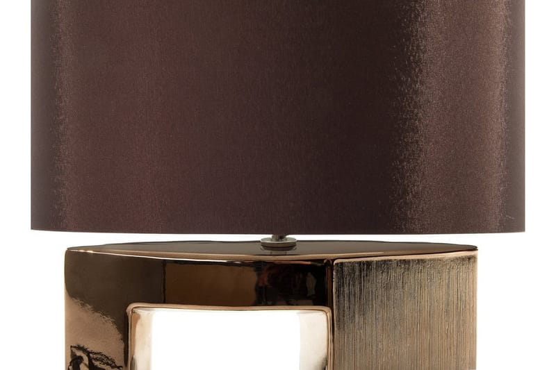 Duero Bordslampa 38 cm - Brun - Fönsterlampa på fot - Sovrumslampa - Vardagsrumslampa - Sänglampa bord - Fönsterlampa - Bordslampor