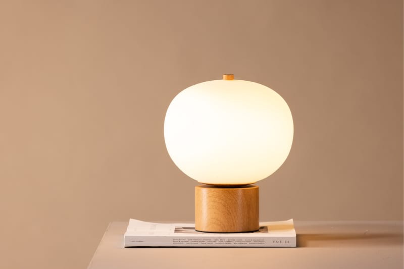 Dular Bordslampa 30 cm - Ljusgrå - Fönsterlampa på fot - Sovrumslampa - Vardagsrumslampa - Sänglampa bord - Fönsterlampa - Bordslampor