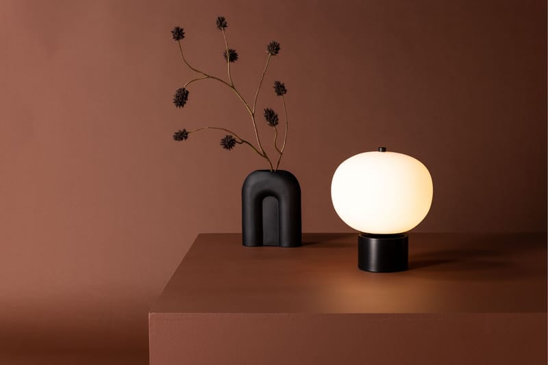 Dular Bordslampa 30 cm - Svart - Fönsterlampa på fot - Sovrumslampa - Vardagsrumslampa - Sänglampa bord - Fönsterlampa - Bordslampor