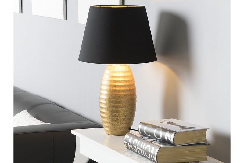 Ebro Bordslampa 33 cm - Guld - Sovrumslampa - Bordslampor