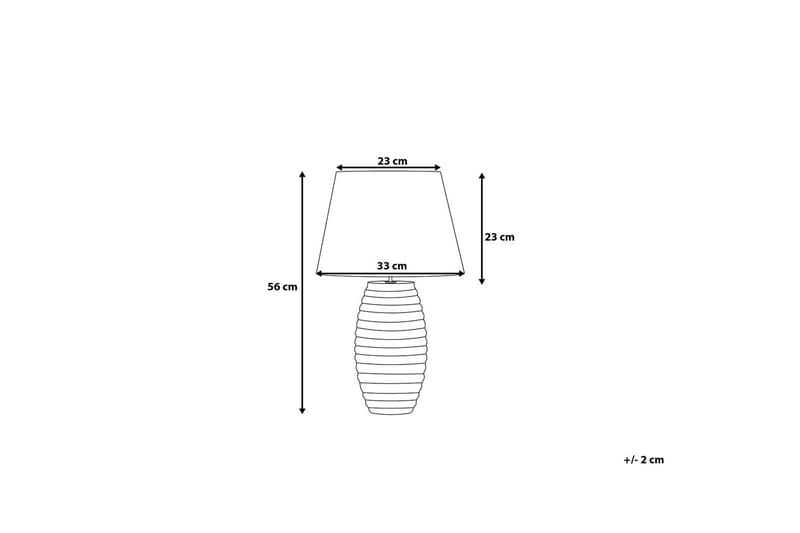 Ebro Bordslampa 33 cm - Guld - Sovrumslampa - Bordslampor