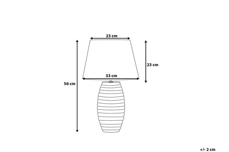 Ebro Bordslampa 33 cm - Guld - Sovrumslampa - Bordslampor