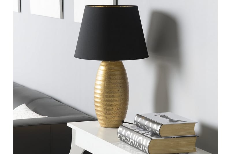 Ebro Bordslampa 33 cm - Guld - Sovrumslampa - Bordslampor