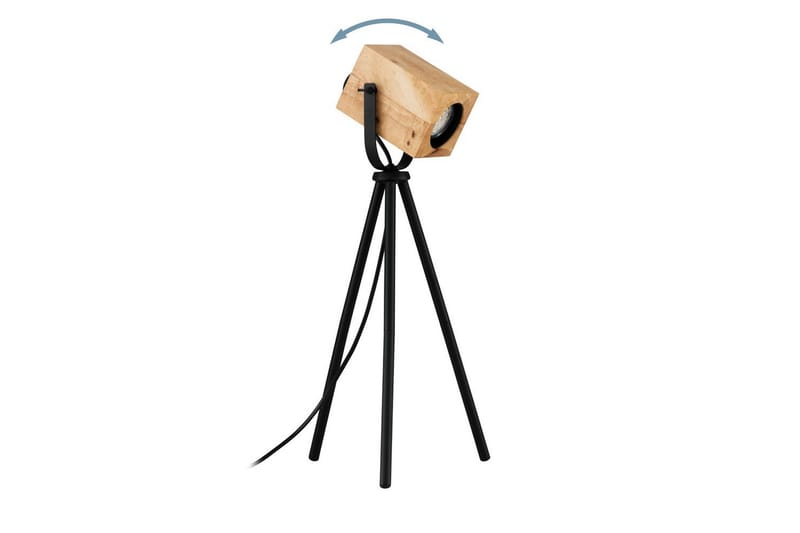 Bordslampa Eglo Ayles - Brun/Svart - Belysning & el - Inomhusbelysning & lampor - Sovrumslampa