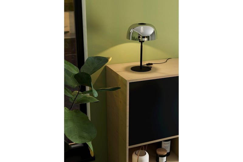 Bordslampa Eglo Solo 2 Svart-Transparent - Svart - Belysning & el - Inomhusbelysning & lampor - Sovrumslampa