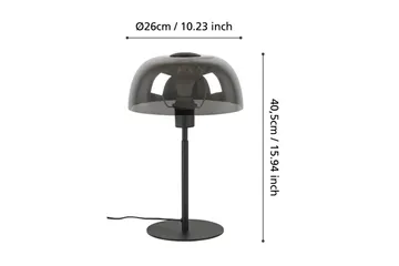Bordslampa Eglo Solo 2 Svart Vit - Svart/Vit - Belysning & el - Inomhusbelysning & lampor - Bordslampor