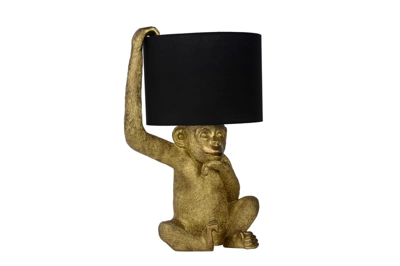 Extravaganza Chimp Bordslampa Mässing/Guld - Lucide - Fönsterlampa på fot - Sovrumslampa - Vardagsrumslampa - Sänglampa bord - Fönsterlampa - Bordslampor