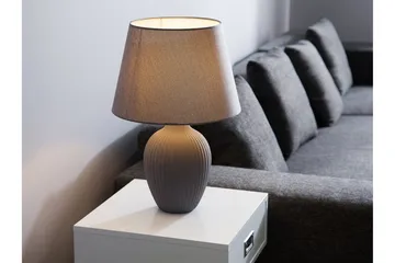 Fergus Bordslampa 33 cm - Grå - Belysning & el - Inomhusbelysning & lampor - Bordslampor