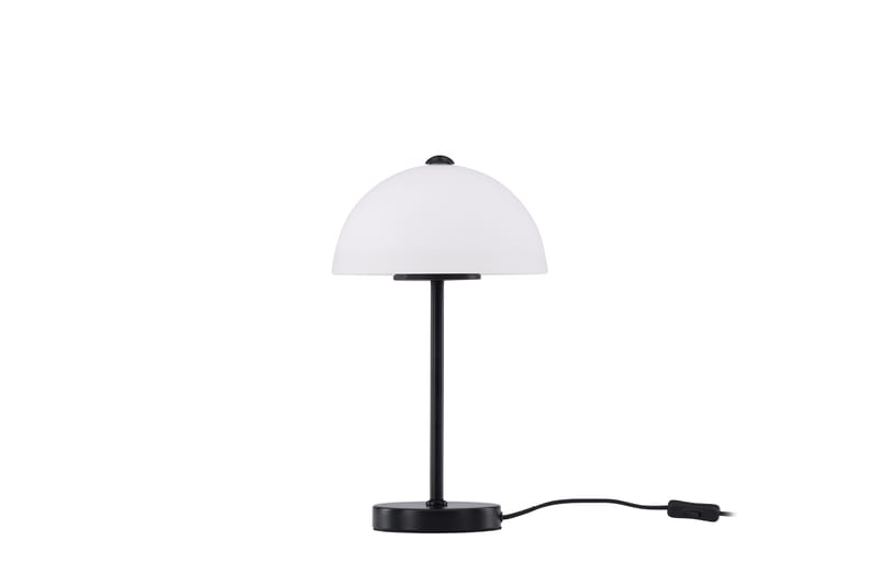 Fija Bordslampa 42 cm - Vit - Fönsterlampa på fot - Sovrumslampa - Vardagsrumslampa - Sänglampa bord - Fönsterlampa - Bordslampor