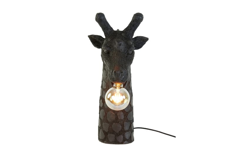 Giraffe Bordslampa 33x25 cm Svart - Light & Living - Fönsterlampa på fot - Sovrumslampa - Vardagsrumslampa - Sänglampa bord - Fönsterlampa - Bordslampor