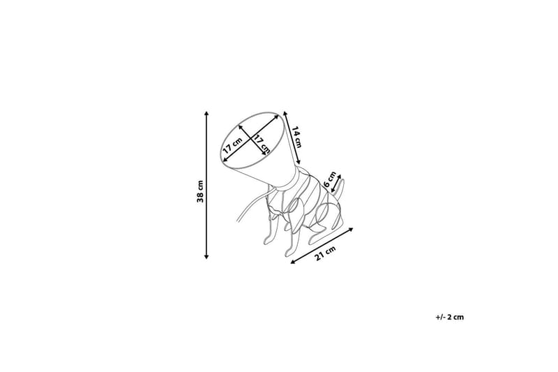 Isna Bordslampa 24 cm - Vit - Belysning & el - Inomhusbelysning & lampor - Bordslampor
