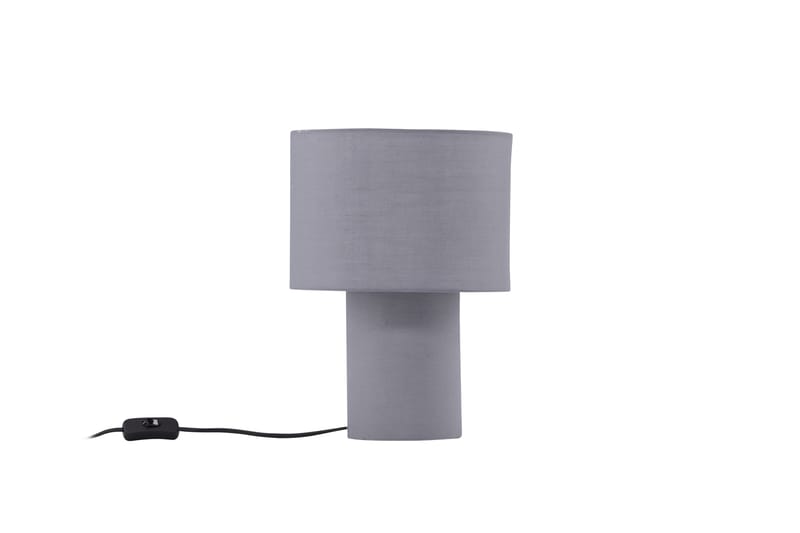 Jenkins Bordslampa 33 cm - Mörkgrå - Fönsterlampa på fot - Sovrumslampa - Vardagsrumslampa - Sänglampa bord - Fönsterlampa - Bordslampor