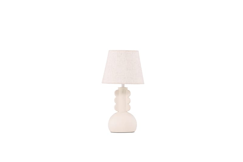 Kalma Bordslampa 43 cm - Beige - Fönsterlampa på fot - Sovrumslampa - Vardagsrumslampa - Sänglampa bord - Fönsterlampa - Bordslampor