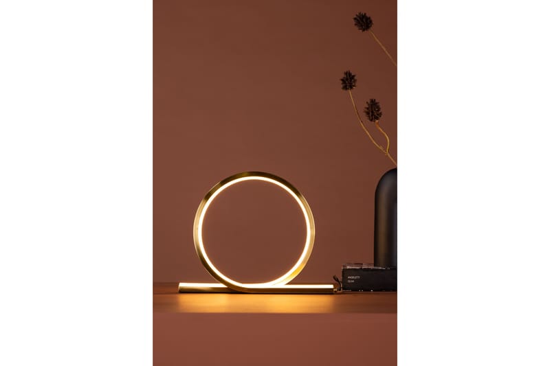 Lakra Bordslampa 23,5 cm - Gul - Fönsterlampa på fot - Sovrumslampa - Vardagsrumslampa - Sänglampa bord - Fönsterlampa - Bordslampor