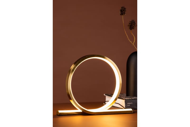 Lakra Bordslampa 23,5 cm - Gul - Fönsterlampa på fot - Sovrumslampa - Vardagsrumslampa - Sänglampa bord - Fönsterlampa - Bordslampor