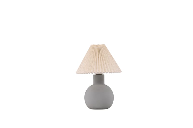 Manno Bordslampa 37 cm - Grå - Bordslampor - Vardagsrumslampa - Fönsterlampa på fot - Fönsterlampa - Sänglampa bord - Sovrumslampa