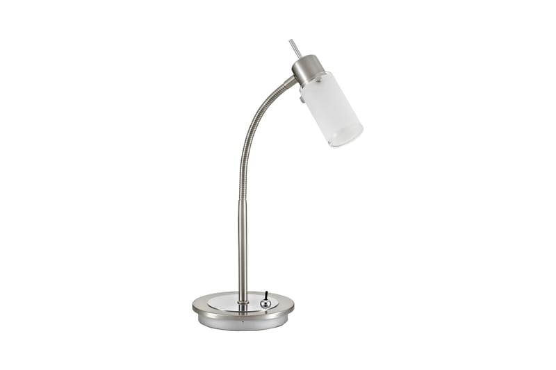 MAX LED bordslampa, stål - Grå - Fönsterlampa på fot - Sovrumslampa - Vardagsrumslampa - Sänglampa bord - Fönsterlampa - Bordslampor