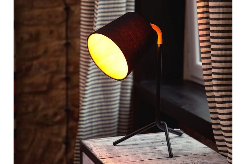 Mooki Bordslampa 28 cm - Svart - Bordslampor - Vardagsrumslampa - Fönsterlampa på fot - Fönsterlampa - Sänglampa bord - Sovrumslampa