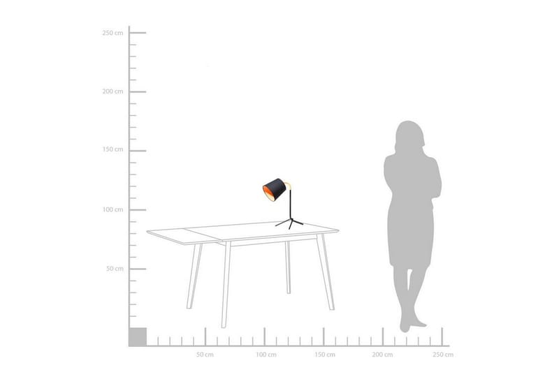 Mooki Bordslampa 28 cm - Svart - Belysning & el - Inomhusbelysning & lampor - Bordslampor