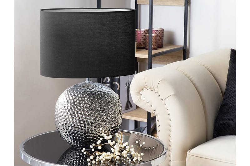 Nasva Bordslampa 35 cm - Silver - Belysning & el - Inomhusbelysning & lampor - Bordslampor