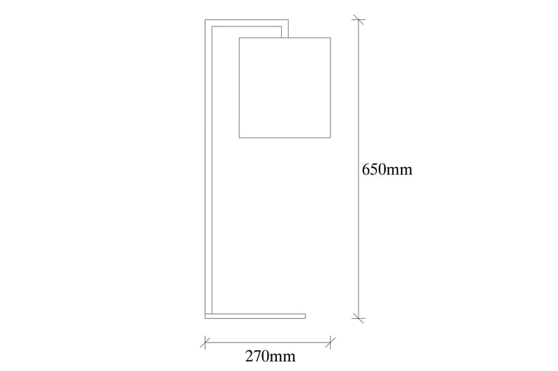 Opviq Profil Bordslampa - Vit/Svart - Belysning & el - Inomhusbelysning & lampor - Bordslampor