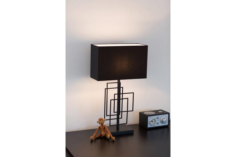 Paragon Bordslampa 52 cm Svart - By Rydéns - Fönsterlampa på fot - Sovrumslampa - Vardagsrumslampa - Sänglampa bord - Fönsterlampa - Bordslampor