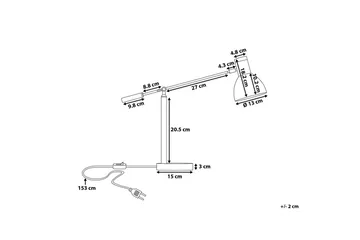 Peckos Bordslampa 15 cm - Vit - Belysning & el - Inomhusbelysning & lampor - Bordslampor