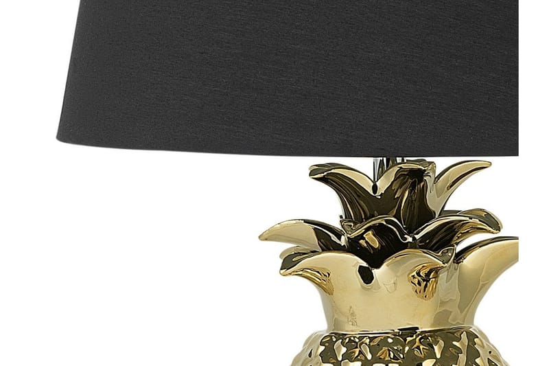 Pineapple Bordslampa 32 cm - Guld - Fönsterlampa på fot - Sovrumslampa - Vardagsrumslampa - Sänglampa bord - Fönsterlampa - Bordslampor