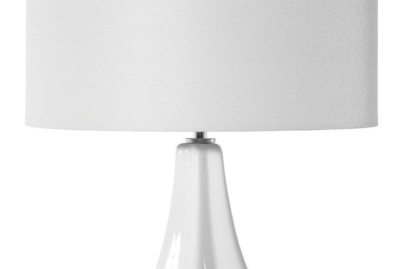 Santee Bordslampa 32 cm - Vit - Fönsterlampa på fot - Sovrumslampa - Vardagsrumslampa - Sänglampa bord - Fönsterlampa - Bordslampor