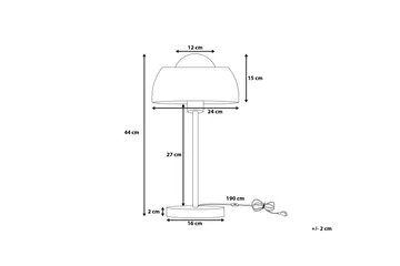 Senette Bordslampa 24 cm - Silver - Belysning & el - Inomhusbelysning & lampor - Bordslampor