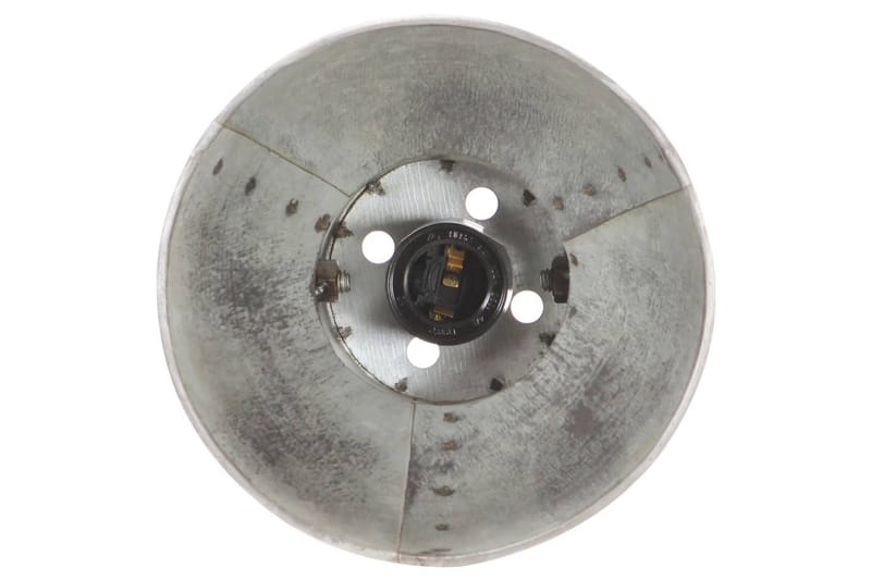 Skrivbordslampa industriell silver rund 58x18x90 cm E27 - be Basic - Skrivbordslampa - Läslampa bord